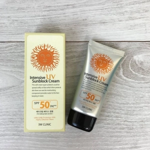 3W Clinic Intensive UV Sunblock Cream SPF 50+PA+++